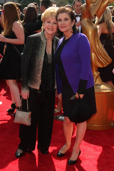 Debbie Reynolds, Carrie Fisher — Stock Photo, Image