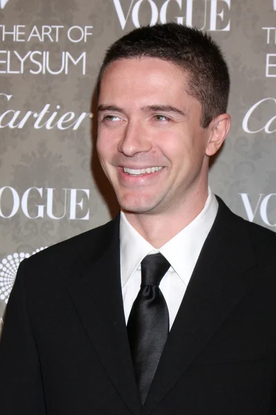 Topher Grace Przewodniczący — Zdjęcie stockowe