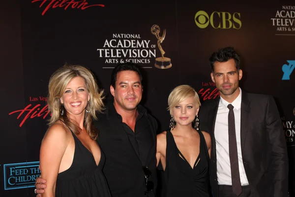 Laura Wright, Tyler Christopher, Kirsten Storms, & ? — Stockfoto