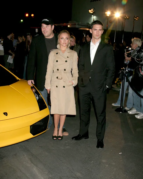 Greg Grunberg , Hayden Panettiere, & Milo Ventimiglia — Stock Photo, Image
