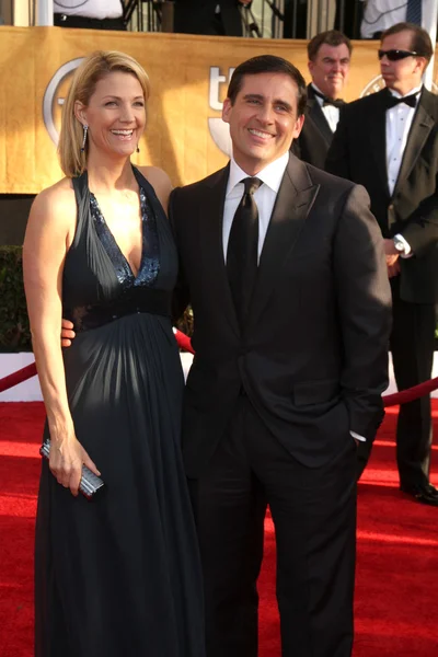 Steve Carrell and Wife — Stock Photo, Image