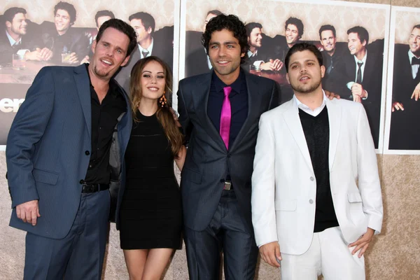 Kevin dillon, alexis dziena, adrian grenier & jerry ferrara — Stock fotografie