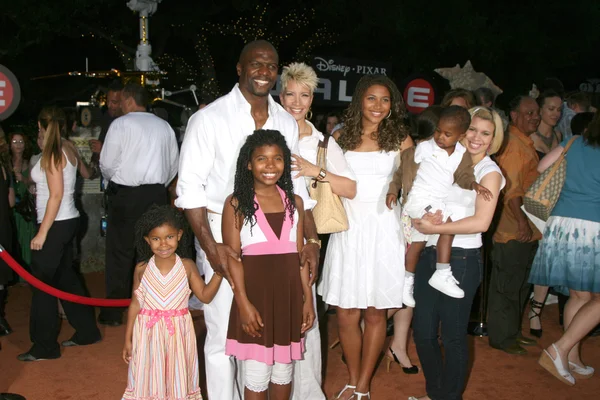 Terry Crews & Familie — Stockfoto