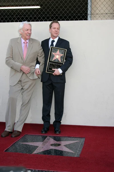 Kiefer & Donald Sutherland — Stock Photo, Image