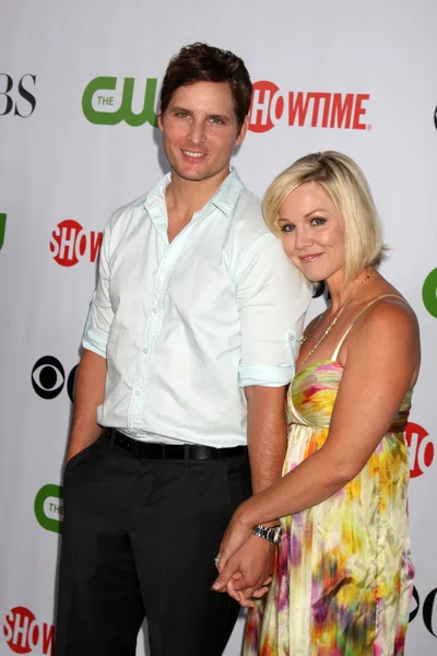 Peter facinelli, jennie garth — Zdjęcie stockowe