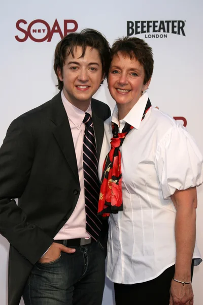 Bradford Anderson e mãe — Fotografia de Stock