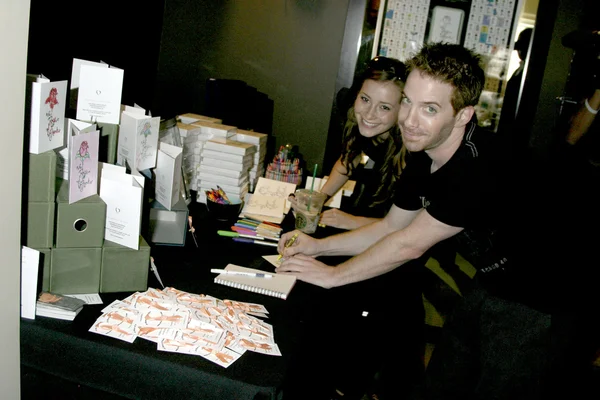 Seth Green y Candice Bailey — Foto de Stock