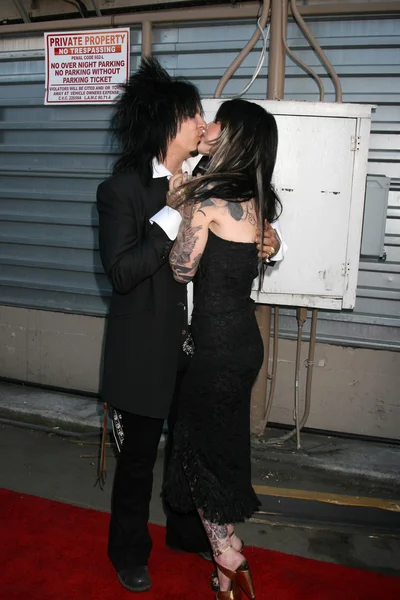 Nikki Sixx et Kat Von D — Photo