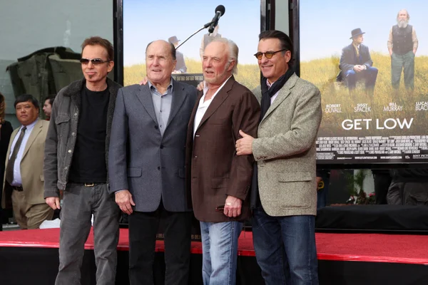 Billy bob thornton, robert duvall, james caan, andy garcia比利鲍伯松顿，罗伯特 · 杜瓦尔，詹姆斯 · 凯恩、 安迪 · 加西亚 — 图库照片