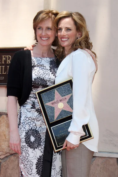 Marlee Matlin, Anne Sweeney — Stockfoto