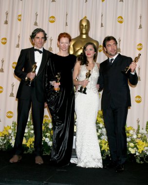 Daniel gün lewis, tilda swinton, marion cotillard ve javier ba
