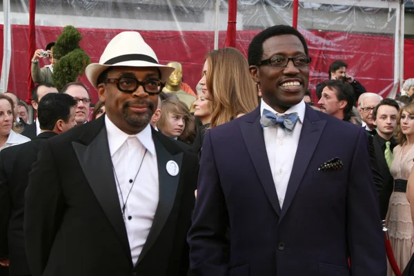 Spike Lee ve Wesley Snipes — Stok fotoğraf