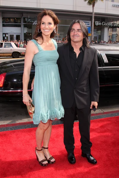 Amy Brenneman e Brad Silberling — Fotografia de Stock