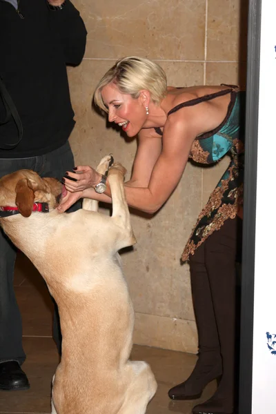 Heather Mills ve Marley — Stok fotoğraf