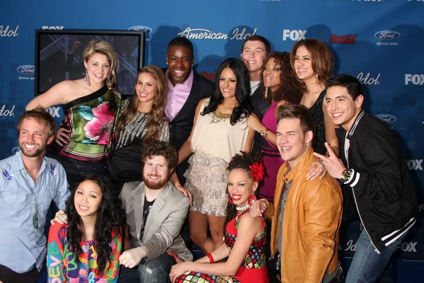 American Idol Season 10 Top 13 — Stock Photo, Image