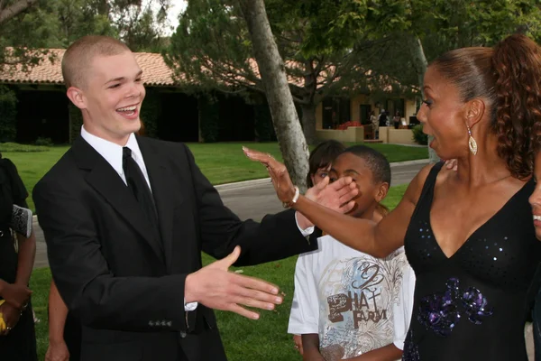 Jason Mcelwain & Holly Robinson Peete — Foto Stock