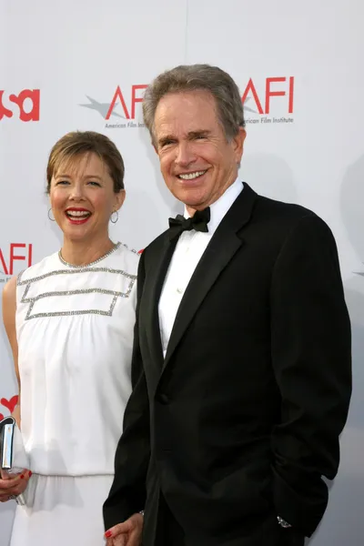 Annette Bening & Warren Beatty — Stock Photo, Image