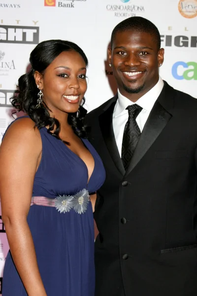 LaDainian Tomlinson & wife — Stock Photo, Image