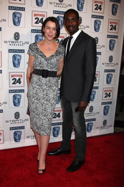 Olivia Williams y esposo Rhashan Stone —  Fotos de Stock