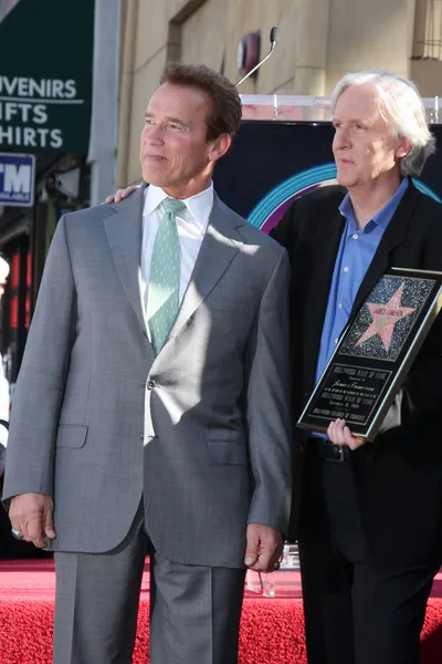 Arnold Schwarzenegger, James Cameron — Photo