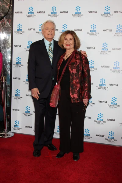 Robert Osborne & Diane Baker — Stockfoto