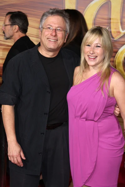 Alan Menken, daughter Anna — Stock Photo, Image