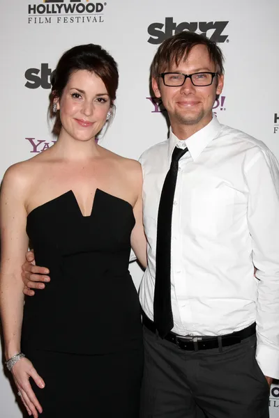 Melanie Lynskey e o marido Jimmi Simpson — Fotografia de Stock