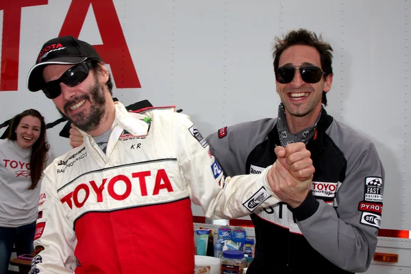 Keanu Reeves, Adrien Brody — Foto Stock