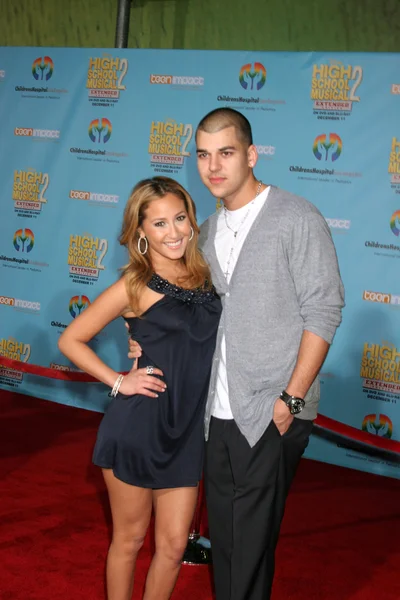 Adrienne Bailon & Bob Kardashian — Stock Photo, Image