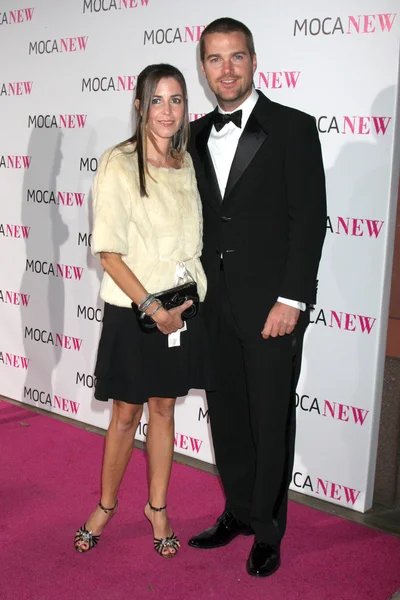 Chris O'Donnell & Wife — Stock Photo, Image