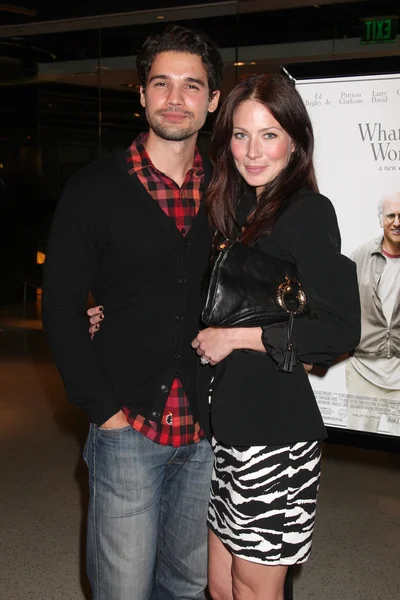 Steven Strait idealna Lynn Collins — Zdjęcie stockowe