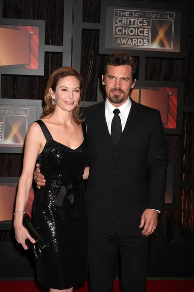 Diane lane och josh brolin — Stockfoto