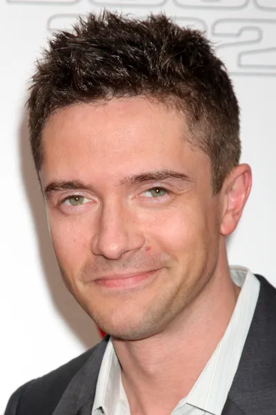 Topher Grace Przewodniczący — Zdjęcie stockowe