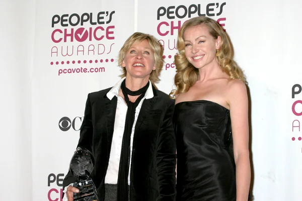 Ellen DeGeneres & Portia DeRossi — Stock Photo, Image