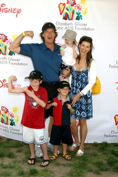 Kevin Sorbo, Family — Stock Photo, Image