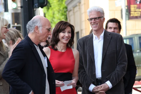 Larry David, Mary Steenburgen y Ted Danson —  Fotos de Stock