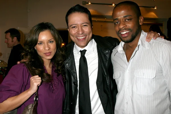 Yancy Arias and Dule and Nicole Hill — Stock Photo, Image