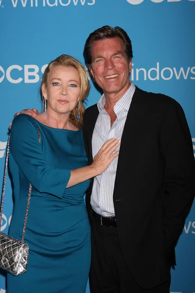 Melody Thomas Scott, Peter Bergman — Stock Photo, Image