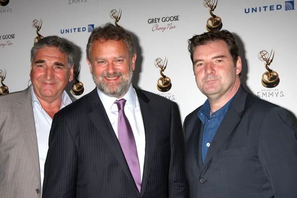 Jim Carter, Hugh Bonneville, Brendan Coyle — Stok fotoğraf