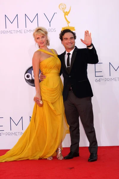 Kelli Garner, Johnny Galecki — Stock Photo, Image