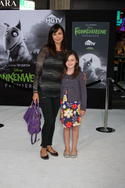 Catherine Bell et sa fille — Photo