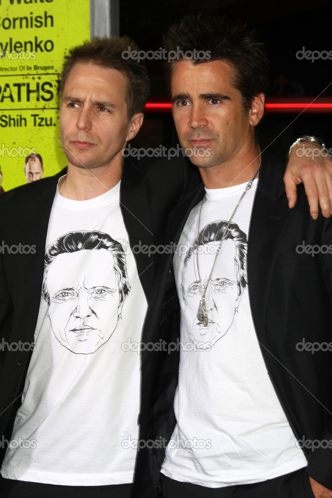 Сэм Роквелл, Колин Фаррелл – Стоковое Редакционное Фото.