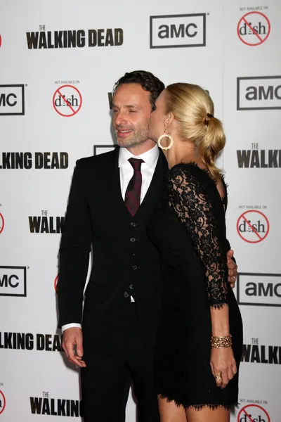 Andrew Lincoln, Laurie Holden — Zdjęcie stockowe