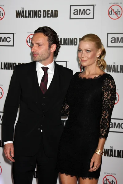 Andrew Lincoln, Laurie Holden — Zdjęcie stockowe