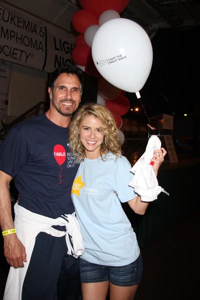 Don Diamont, Linsey Godfrey — Fotografia de Stock