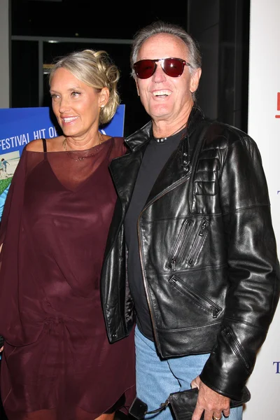 Parky Fonda, Peter Fonda — Stock Photo, Image