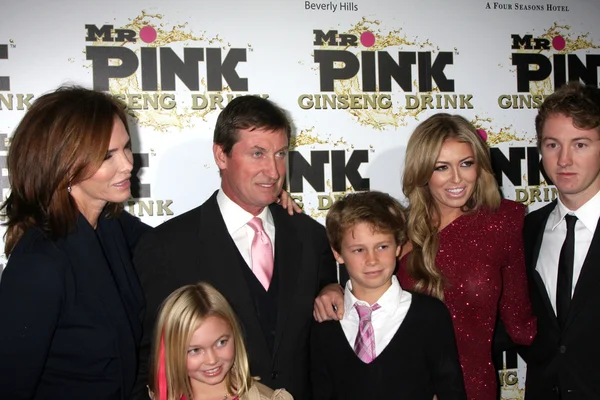 Wayne gretzky e família — Fotografia de Stock