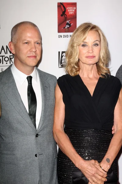 Ryan Murphy, Jessica Lange — Zdjęcie stockowe