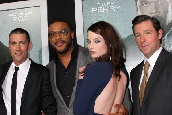 Matthew fox, rachel nichols, tyler perry edward burns — Stok fotoğraf