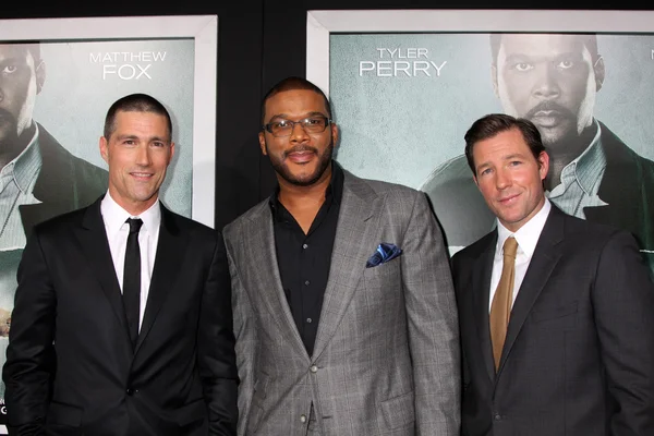 Matthew Fox, Tyler Perry, Edward Burns — Stok fotoğraf